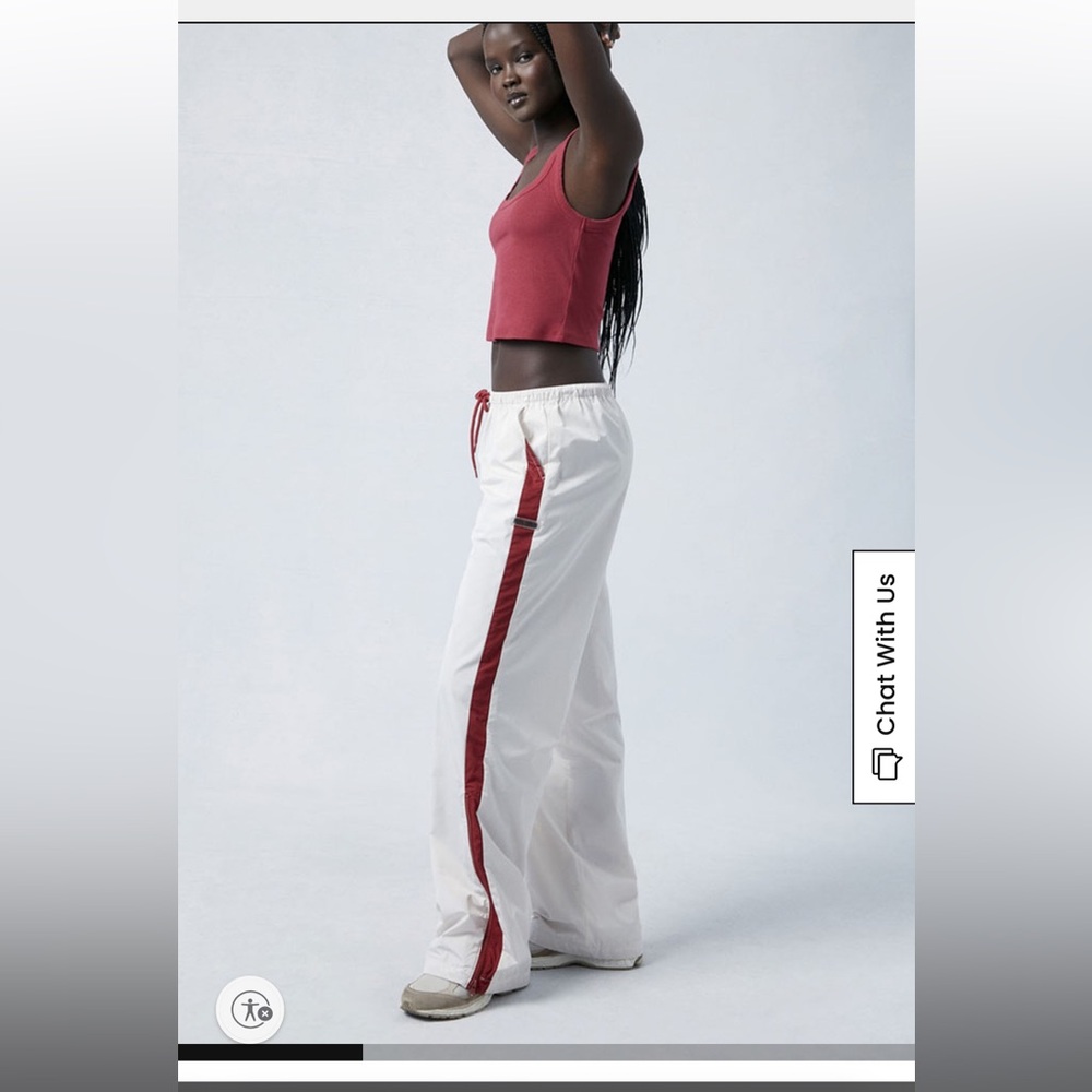 PacSun Velocity Pull-On Baggy Track Pants SAND